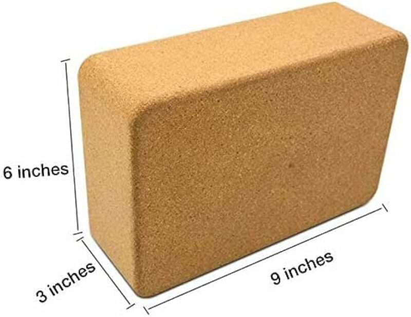 Eco Cork Yoga Brick – Sustainable Support for Poses