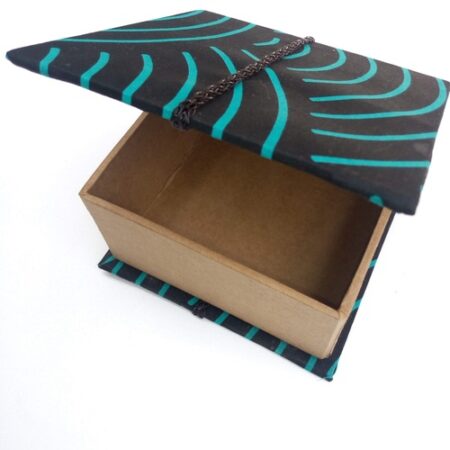 Open Top Ankara Gift Box – Stylish with Plain Interior for Corporate G