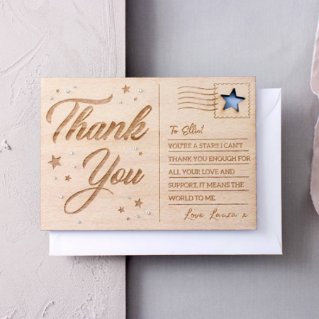 Thank you card for appreciation to loved one